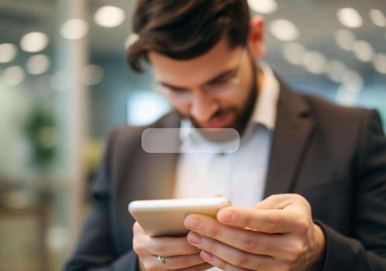 SMS notification on phone